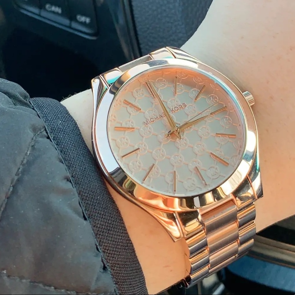 MICHEAL KORS rose gold watch